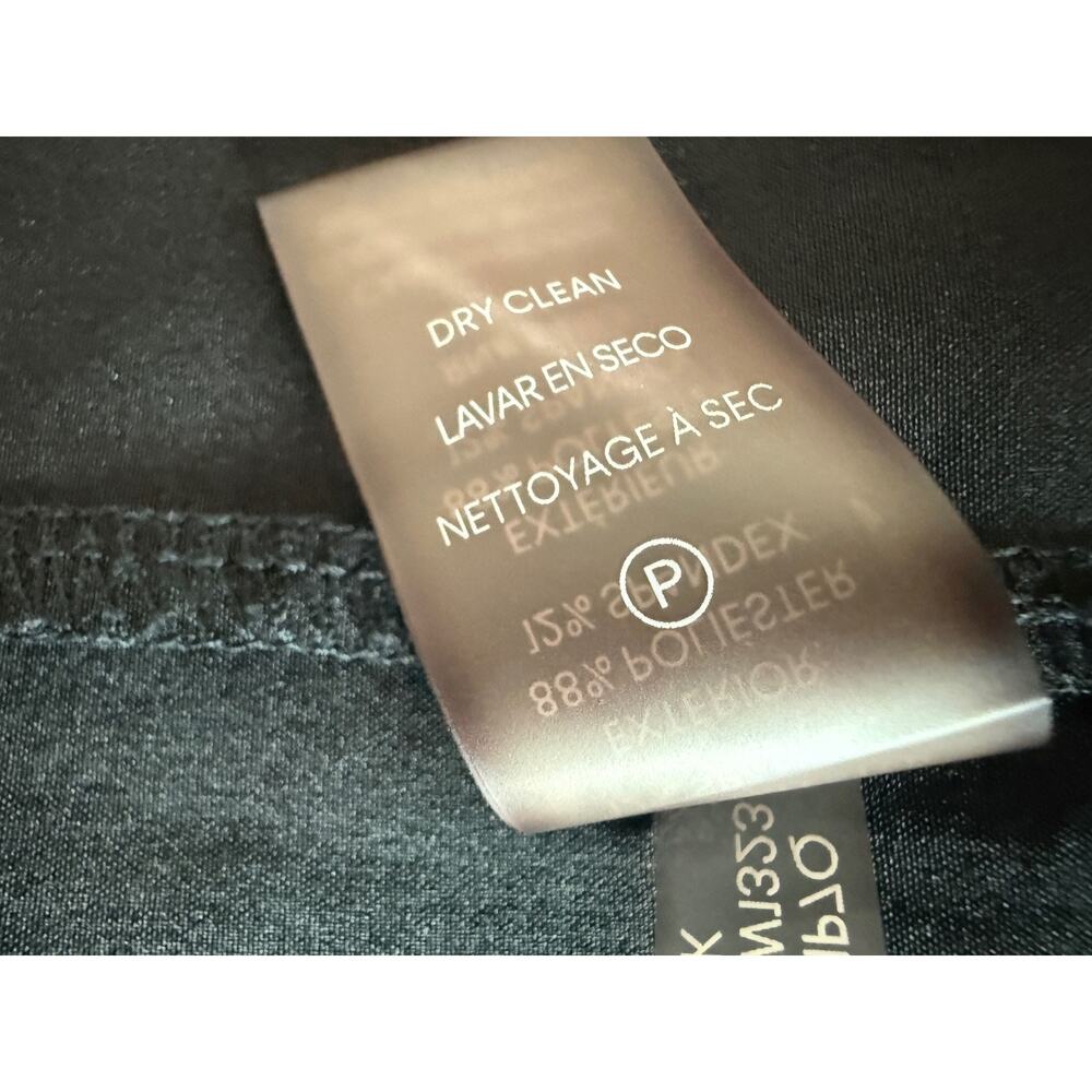 Calvin Klein Black scoop neck sleeveless Classic Minimalist fitted waist SZ 8 - Picture 5 of 13